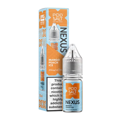 Nexus Pod Salt 10ml - Mango Peach Ice