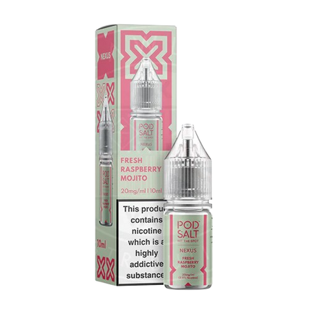 Nexus Pod Salt 10ml - Fresh Raspberry Mojito