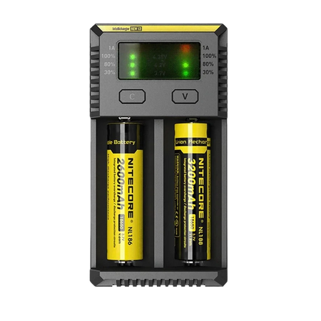 Nitecore i2 Battery Charger | Fast & Smart Charging by Trendy Vapes