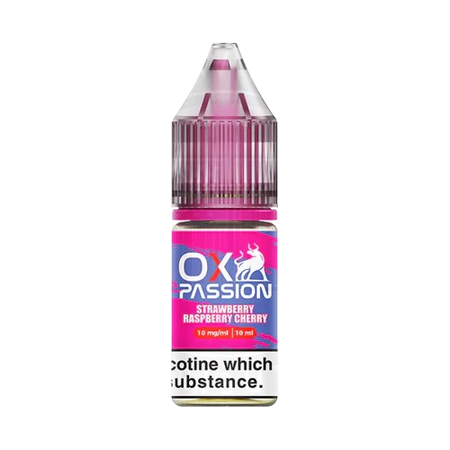 Strawberry Raspberry Cherry - OX Passion Nic Salt 10ml by Oxva