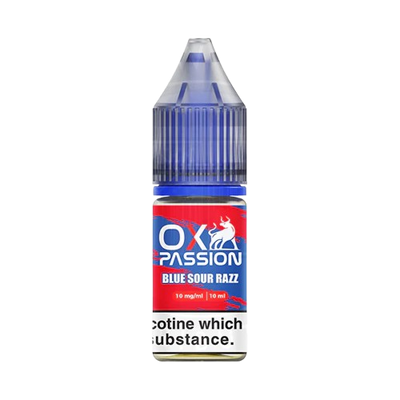 Blue Sour Razz - OX Passion Nic Salt 10ml by Oxva V1 2