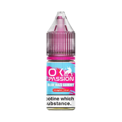 Blue Razz Gummy - OX Passion Nic Salt 10ml by Oxva V1 2