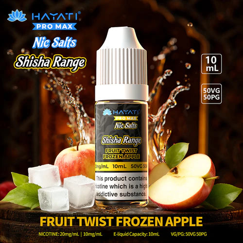 Hayati Pro Max Nic Salts Shisha Range