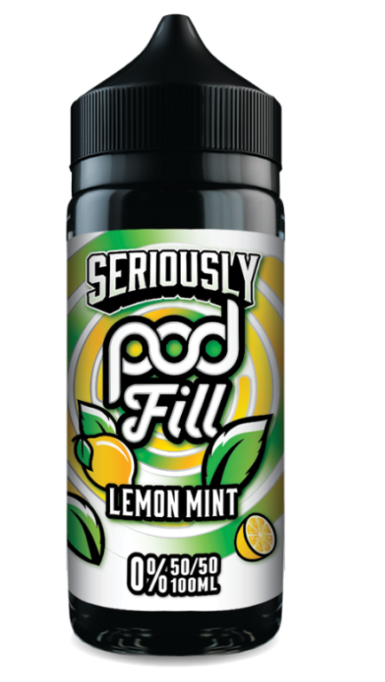 Seriously Pod Fill Lemon Mint E-liquid Shortfill - 100ml