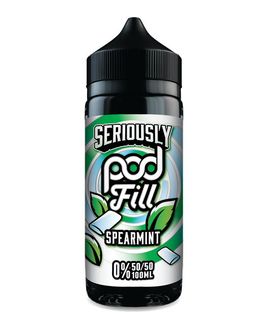 Spearmint By Seriously Pod Fill E-Liquid 100ml Shortfill