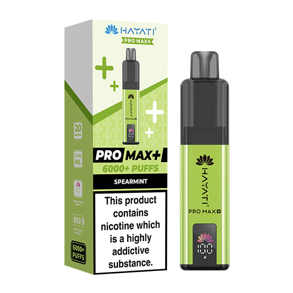 Hayati Pro Max 6000+ Pod Kit in Spearmint by Hayati - Trendy Vapes UK