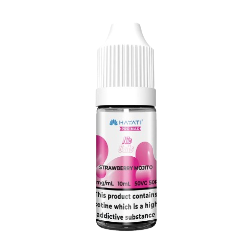 Strawberry Mojito Nic Salt E-Liquid 10ml bottle by Hayati Pro Max, 10mg and 20mg, sold at Trendy Vapes UK