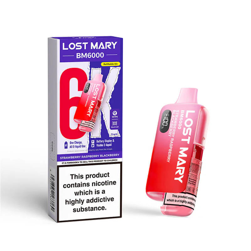 Lost Mary BM6000 Vape – 6000 Puffs Pod Kit | Trendy Vapes