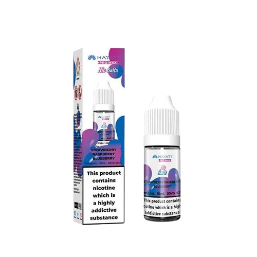 Strawberry Raspberry Blueberry Nic Salt E-Liquid 10ml bottle by Hayati Pro Max, 10mg and 20mg, sold at Trendy Vapes UK