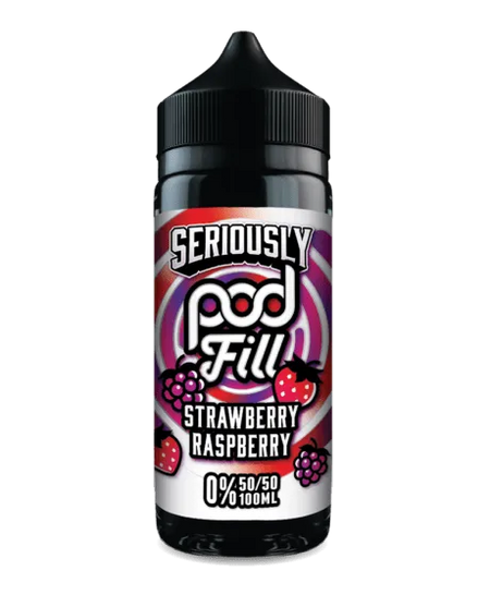 Strawberry Raspberry By Seriously Pod Fill E-Liquid 100ml Shortfill