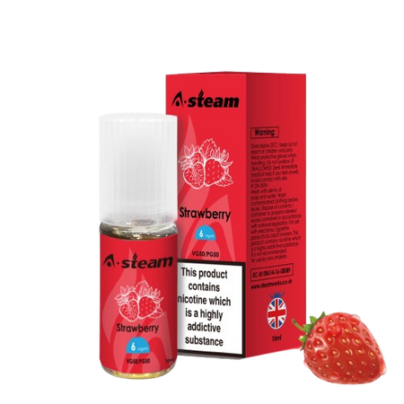 Strawberry Non Salt By A-Steam