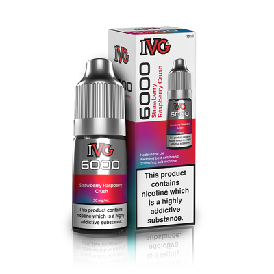 Strawberry Raspberry Crush Nic Salt By IVG 6000 V1