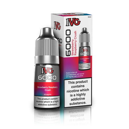 Strawberry Raspberry Crush Nic Salt By IVG 6000