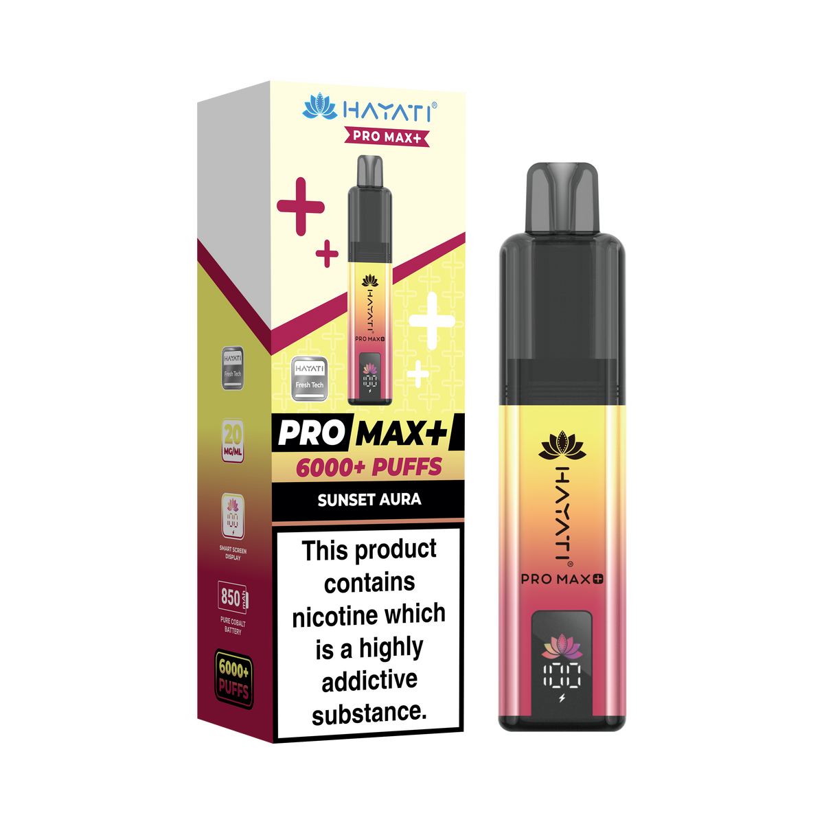 Hayati Pro Max 6000+ Pod Kit in Sunset Aura by Hayati - Trendy Vapes UK