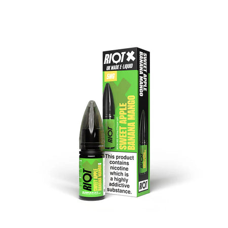 Sweet Apple Banana Mango Nic Salt by Riot X | Trendy Vapes UK