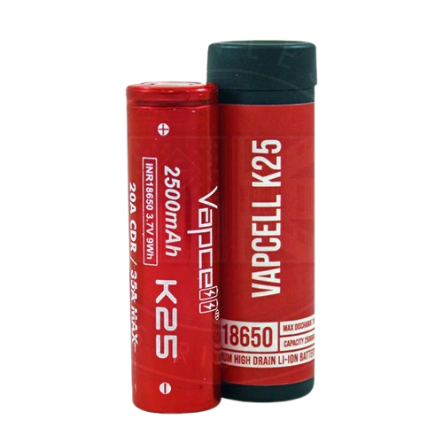 Vapcell K25 18650 Battery 2500mAh