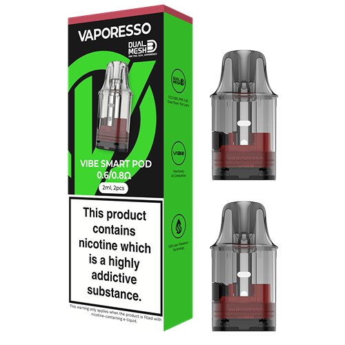 Vaporesso Vibe Dual Mesh Smart Vape Pod - Trendy Vapes