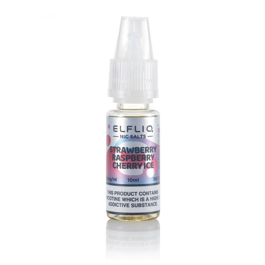 Strawberry Raspberry Cherry Ice By Elfbar Elfliq Nic Salt 10ml