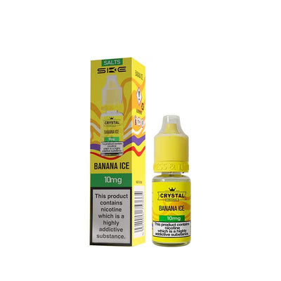 SKE Crystal Banana Ice Nic Salt – Smooth Banana & Cool Menthol Vape | Trendy Vapes UK