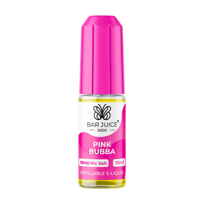 Pink Bubba Nic Salt by Bar Juice | Strawberry Bubblegum | Trendy Vapes UK V1