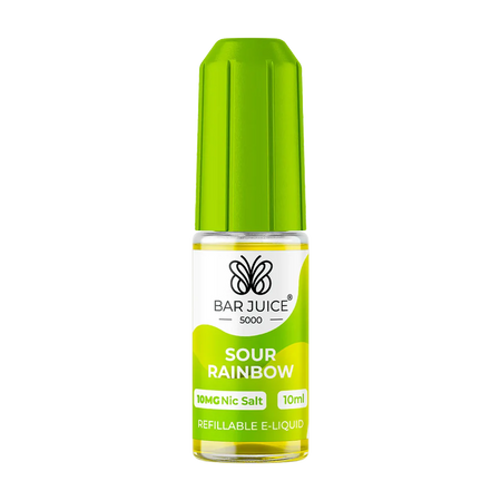 Sour Rainbow Nic Salt by Bar Juice | Sweet Candy Vape | Trendy Vapes UK