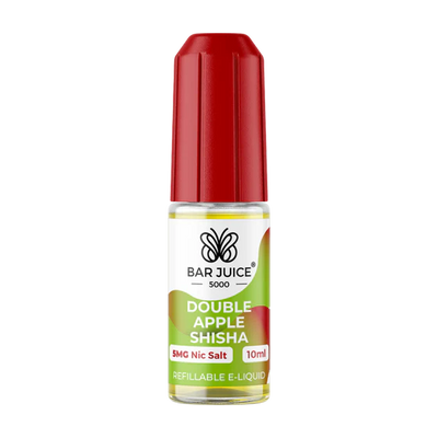 Double Apple Shisha Nic Salt E-Liquid UK | Bar Juice 5000 Vape