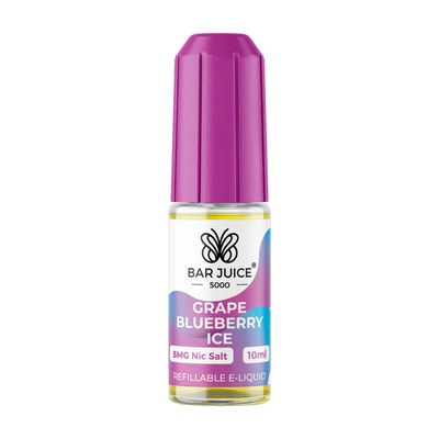Grape Blueberry Ice Nic Salt E-Liquid UK | Bar Juice 5000 Vape