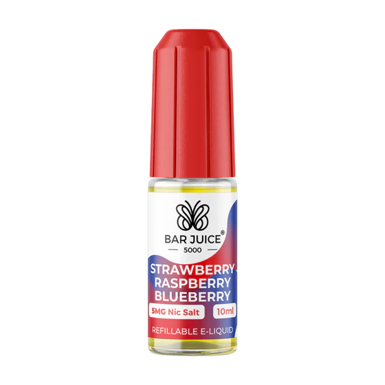 Strawberry Raspberry Blueberry Nic Salt E-Liquid | Bar Juice 5000