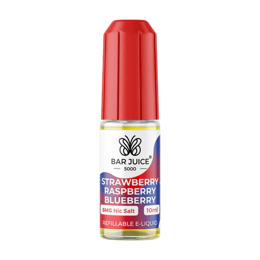 Strawberry Raspberry Blueberry Nic Salt E-Liquid | Bar Juice 5000