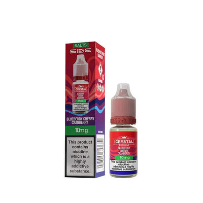 SKE Crystal Nic Salt – Blueberry Cherry Cranberry 10ml | Trendy Vapes UK