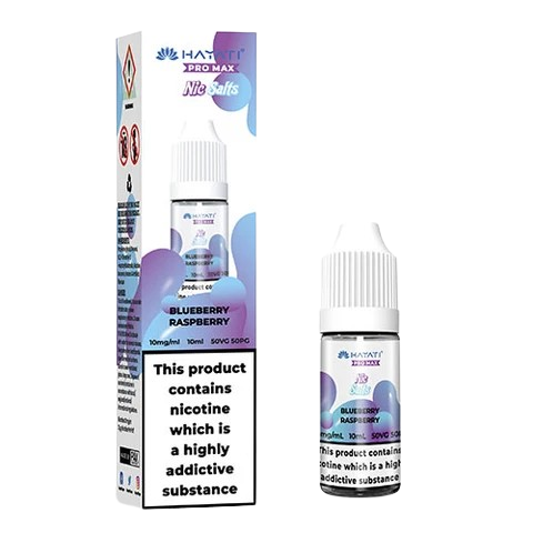 Blueberry Raspberry Nic Salt E-Liquid 10ml bottle by Hayati Pro Max, 10mg and 20mg, sold at Trendy Vapes UK