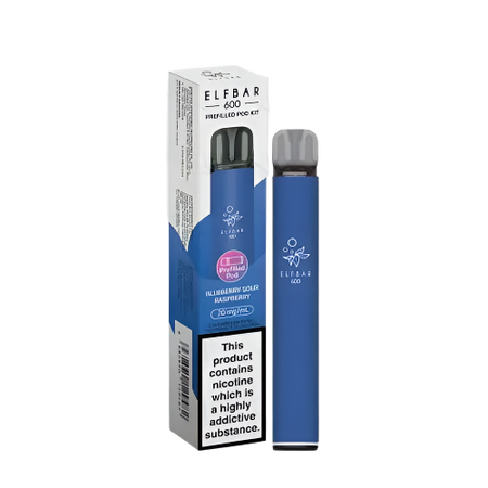 Elf Bar Prefilled Vape Kit | 600 Pod System & Flavors