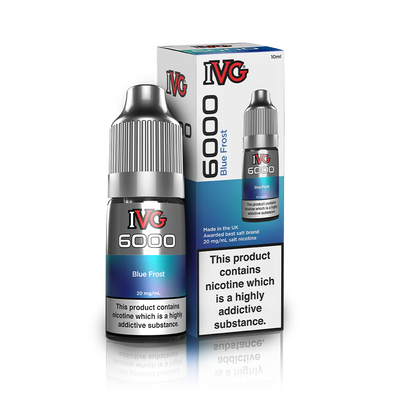 Blue Frost Nic Salt By IVG 6000