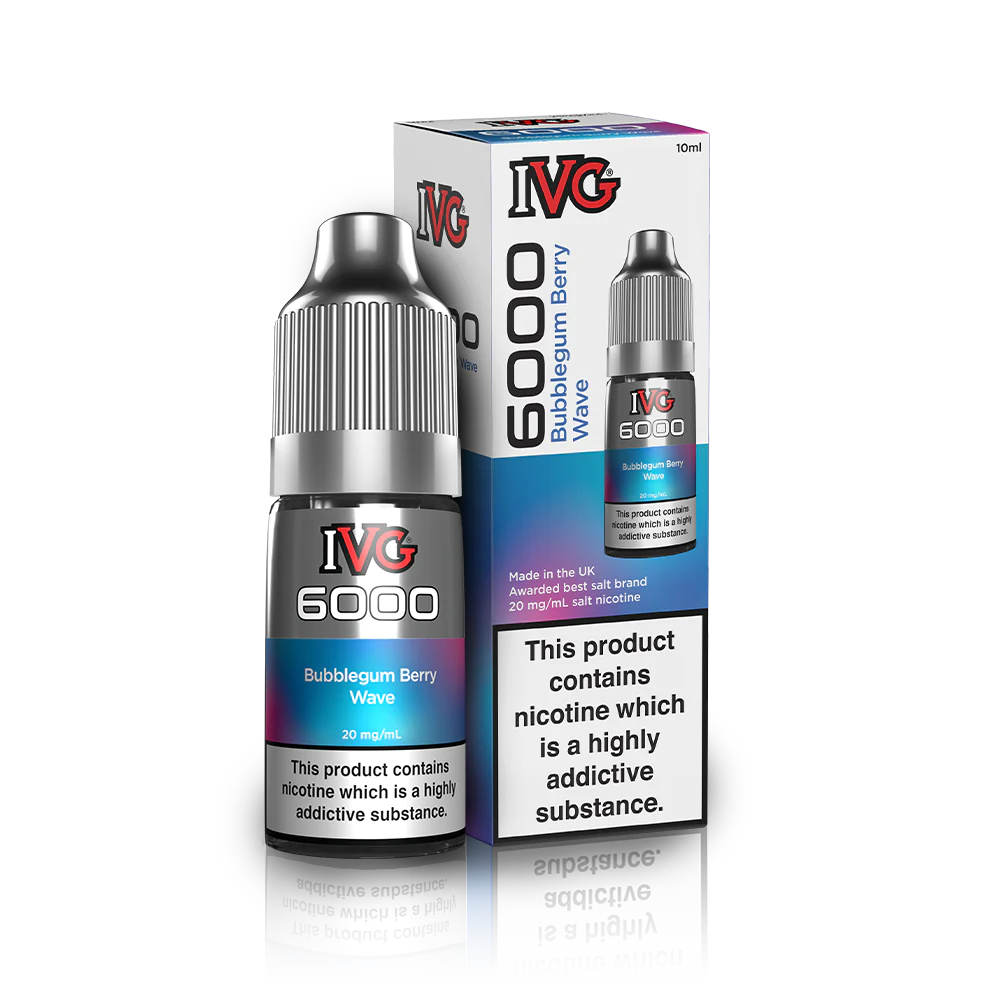 Bubblegum Berry Wave Nic Salt By IVG 6000