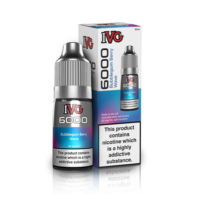 Bubblegum Berry Wave Nic Salt By IVG 6000