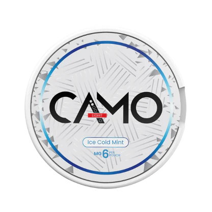 Ice Cold Mint | Camo Nicotine Pouches 6mg 12mg 25mg
