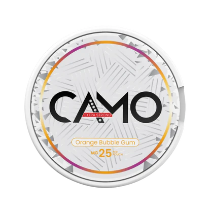 Orange Bubble Gum Nicotine Pouches | Camo Tobacco-Free