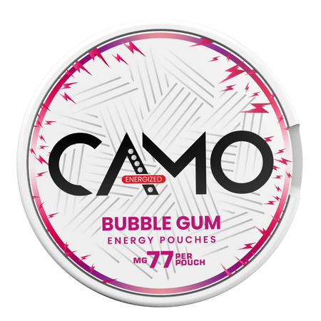 Bubble Gum CAMO Nicotine Pouches – Sweet & Energizing