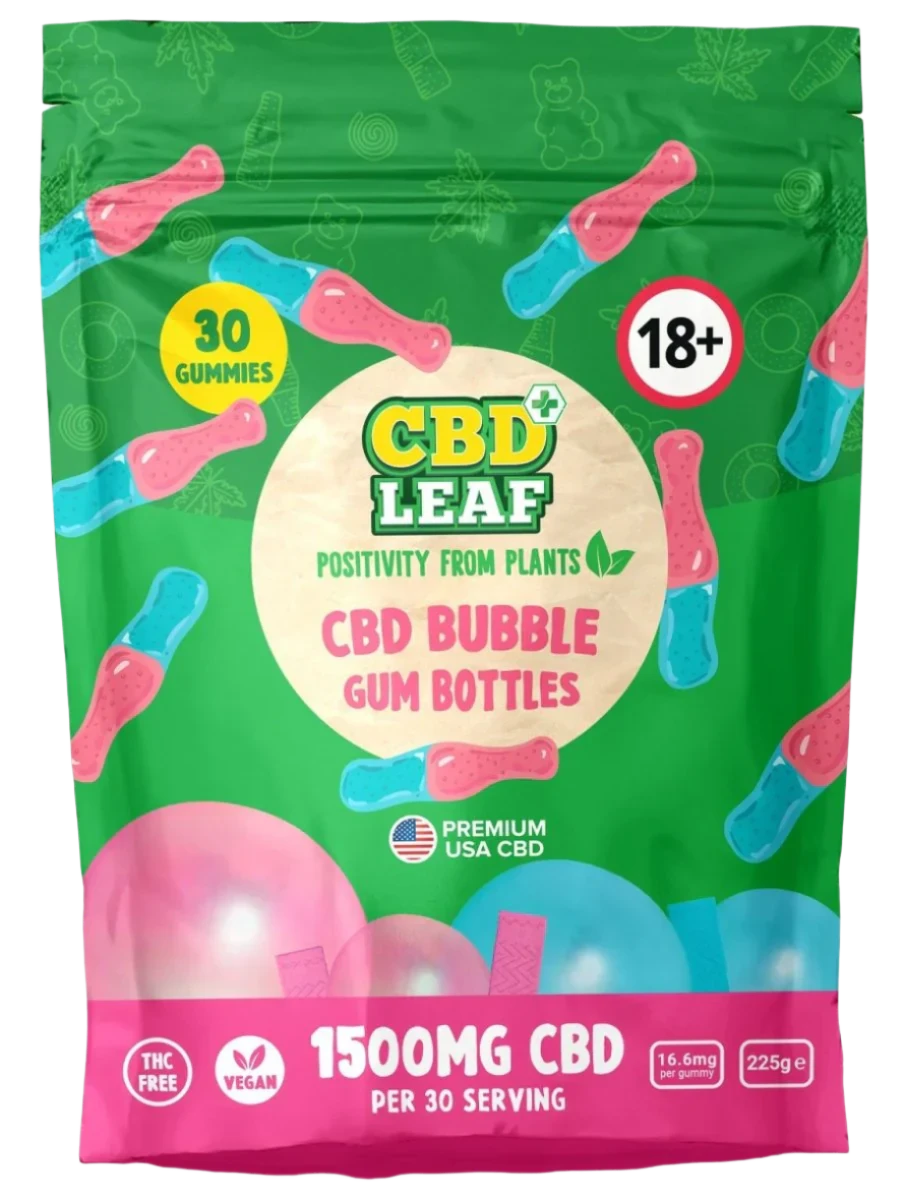 CBD LEAF GUMMIES 1500MG Pack of 30