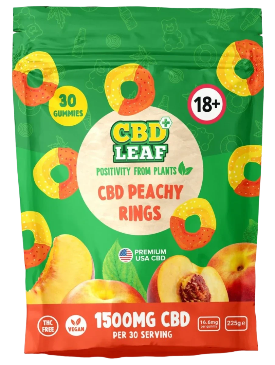 CBD LEAF GUMMIES 1500MG Pack of 30