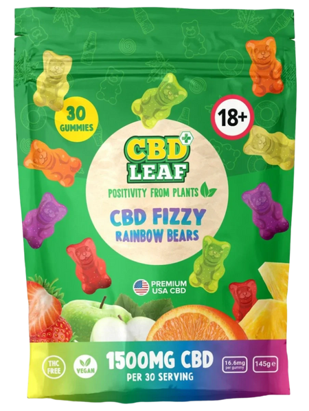 CBD Leaf Gummies 1500mg – 30 Pieces of Pure Relaxation