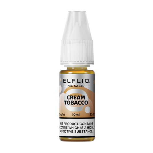 Cream Tobacco By Elfbar Elfliq Nic Salt 10ml