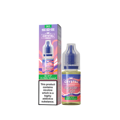 Blueberry Peach Ice Nic Salt 10ml | SKE Crystal Vape UK