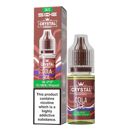Cola Ice Nic Salt by SKE Crystal | Fizzy & Cool Vape Juice UK | Trendy Vapes