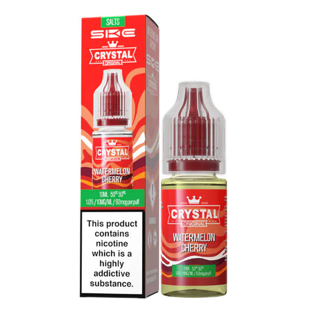 Watermelon Cherry Nic Salt 10ml by SKE Crystal – Fruity Vape