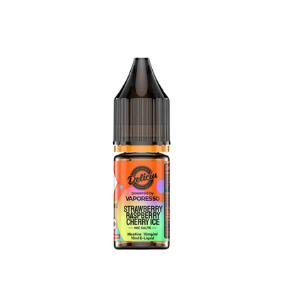 Strawberry Raspberry Cherry Ice Nic Salt | Deliciu V2 V1
