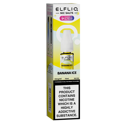 Banana Ice Nic Salt 10ml by Elfbar ElfLiq | Trendy Vapes