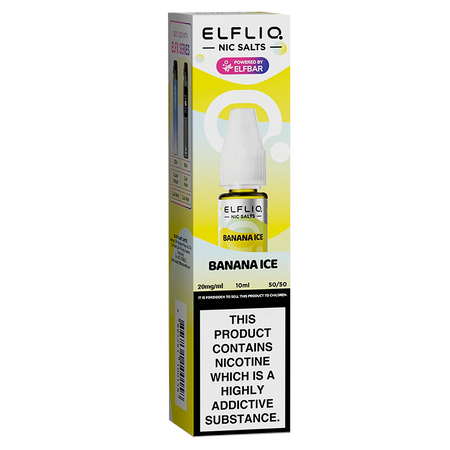 Banana Ice Nic Salt 10ml by Elfbar ElfLiq | Trendy Vapes