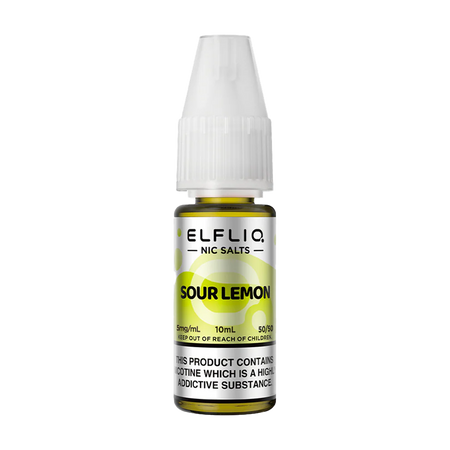 Sour Lemon Nic Salt 10ml – Elf Bar Elfliq
