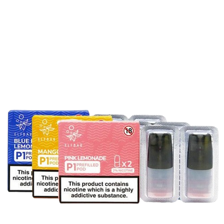 ElfBar Mate500 P1 Prefilled Pods By Elf Bar x 2 Cartridge Per Pack
